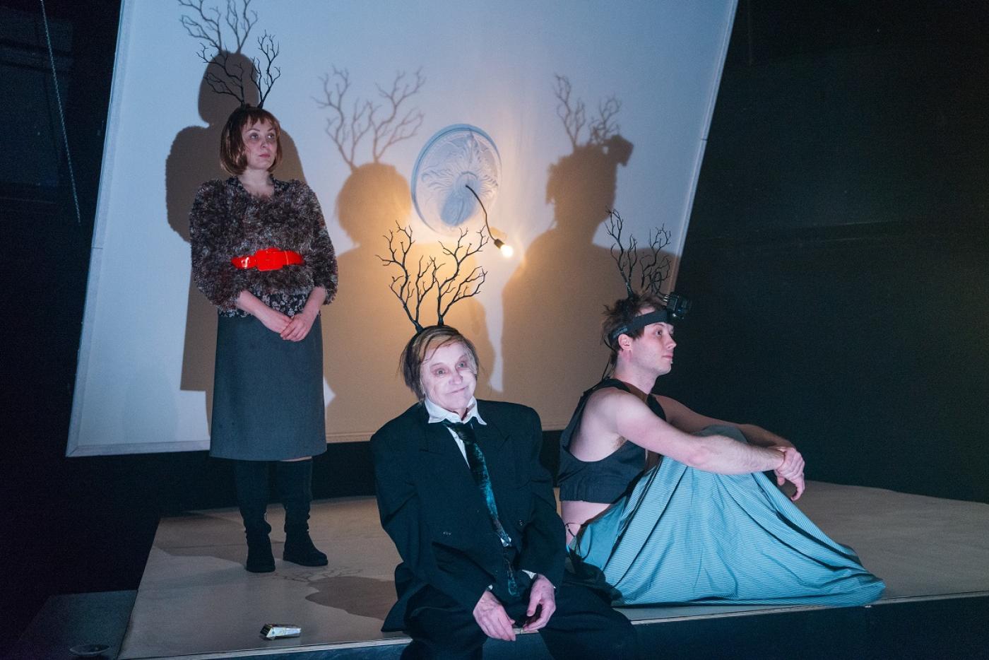 Sara Venclovská (Máma), Simona Peková (Děda) a Jáchym Sůra (Marek)