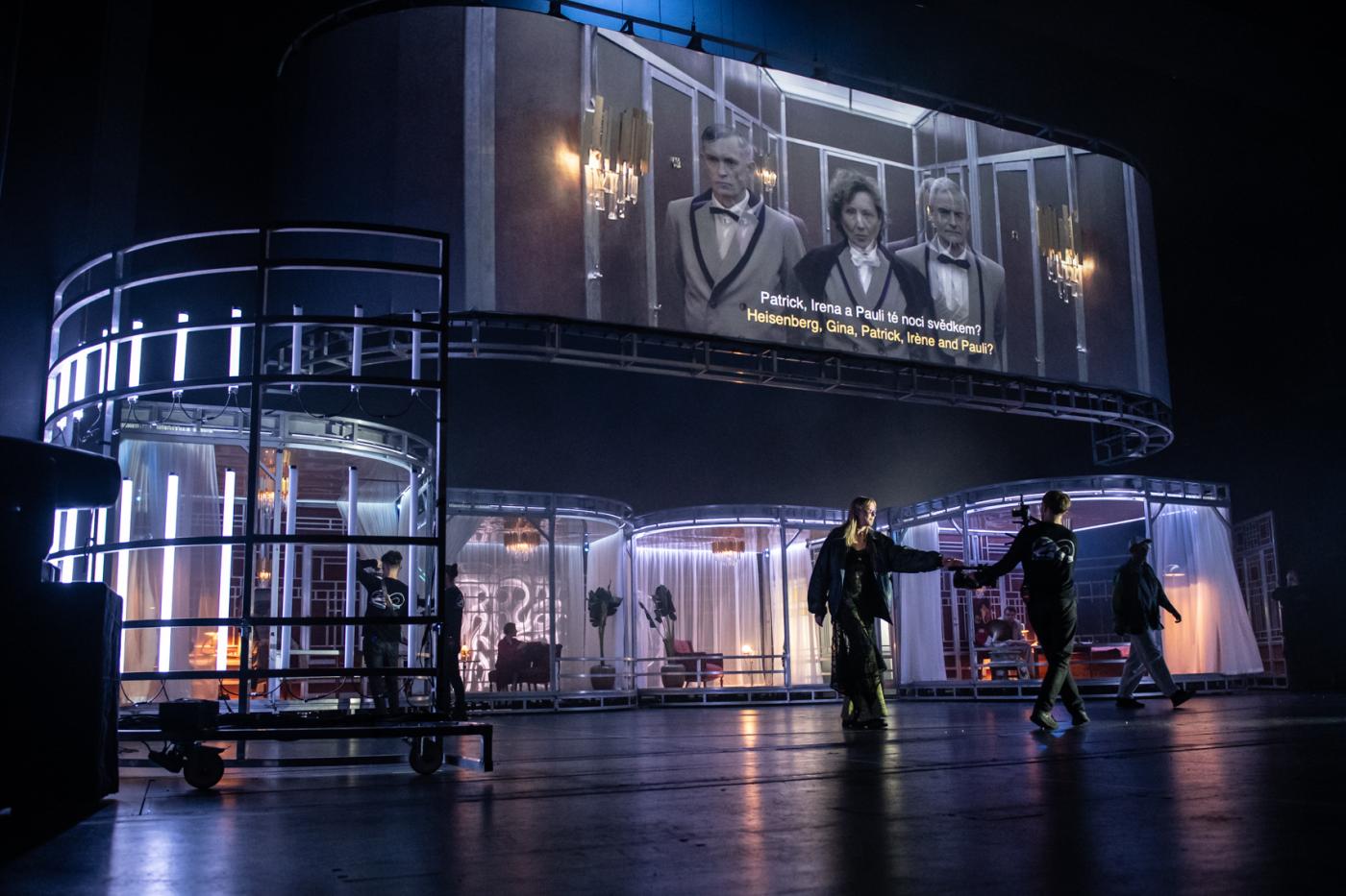 Jednou z očekávaných inscenací brněnského festivalu byla Quanta režiséra Łukasze Twarkowského