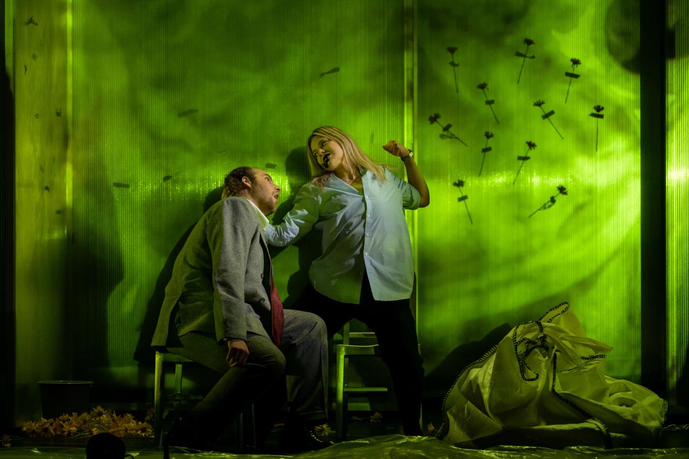 LeRoy Johnson (Idomeneo), Rebecka Wallroth (Idamante)