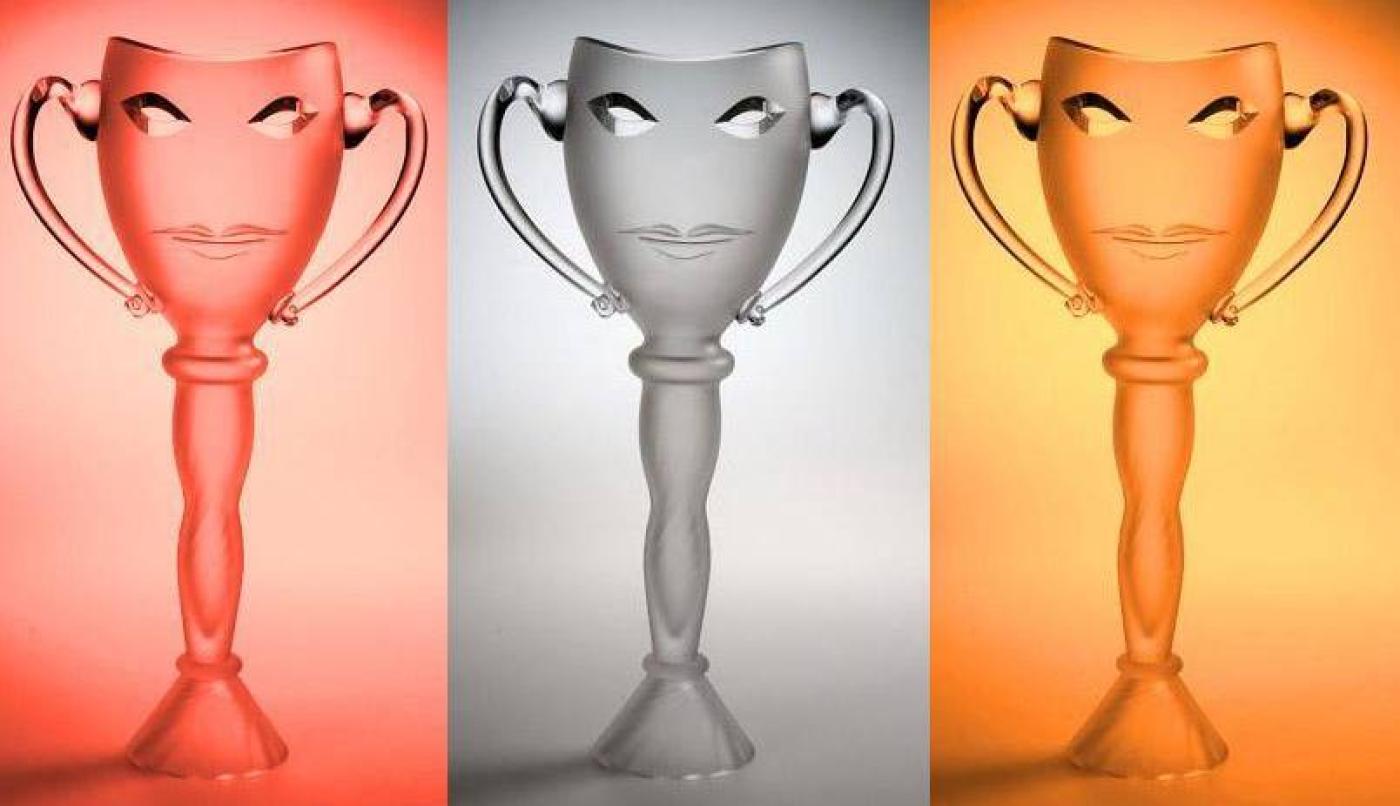 Autorem skleněných Cen Thálie je Bořek Šípek