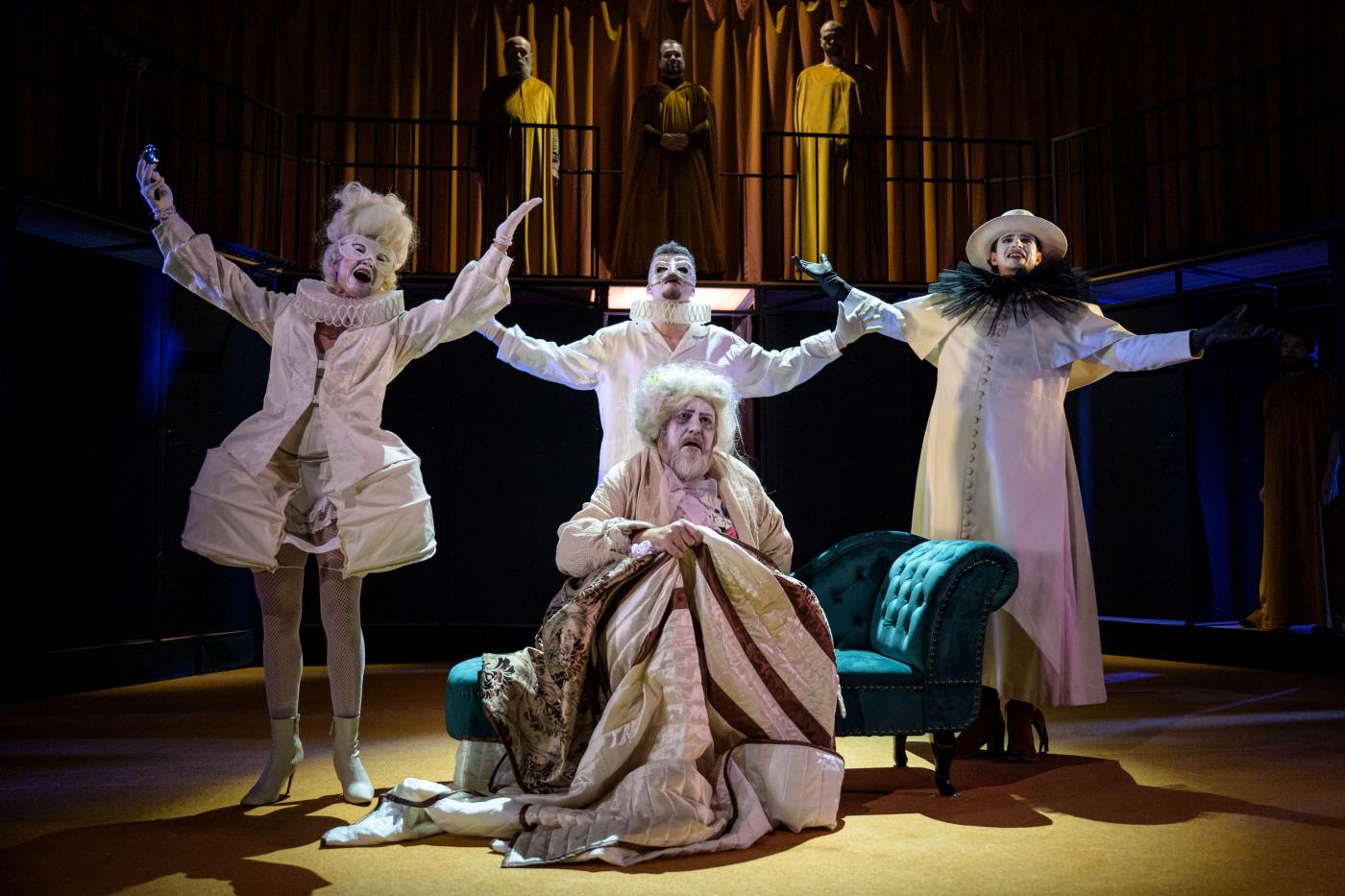 Moliére se svou hereckou trupou