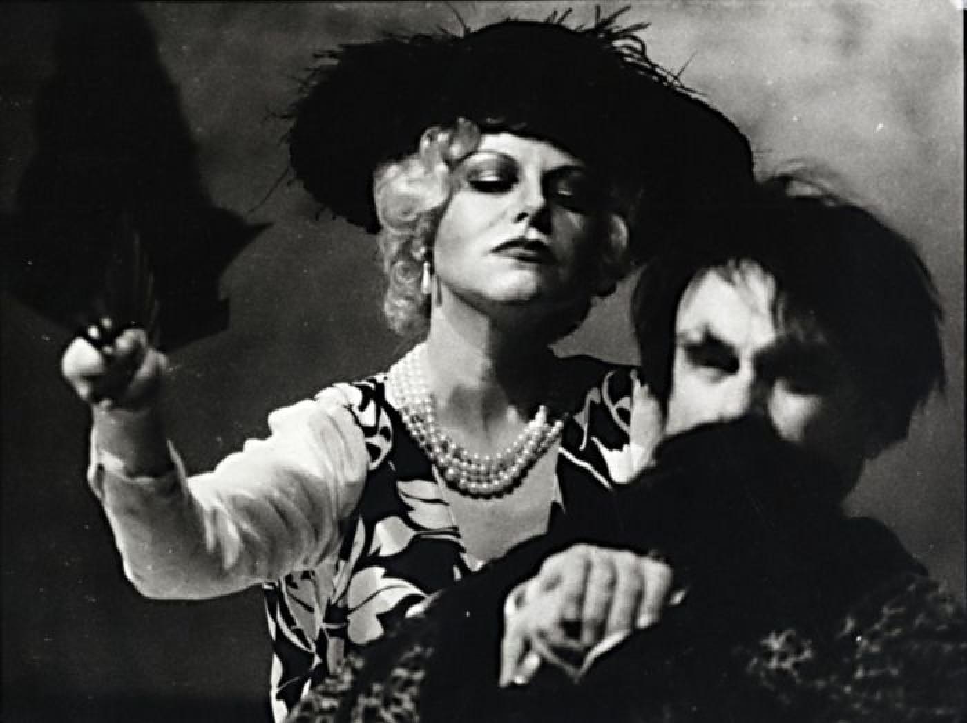 Jorga Kotrbová jako Arkadinová v Léblově Rackovi