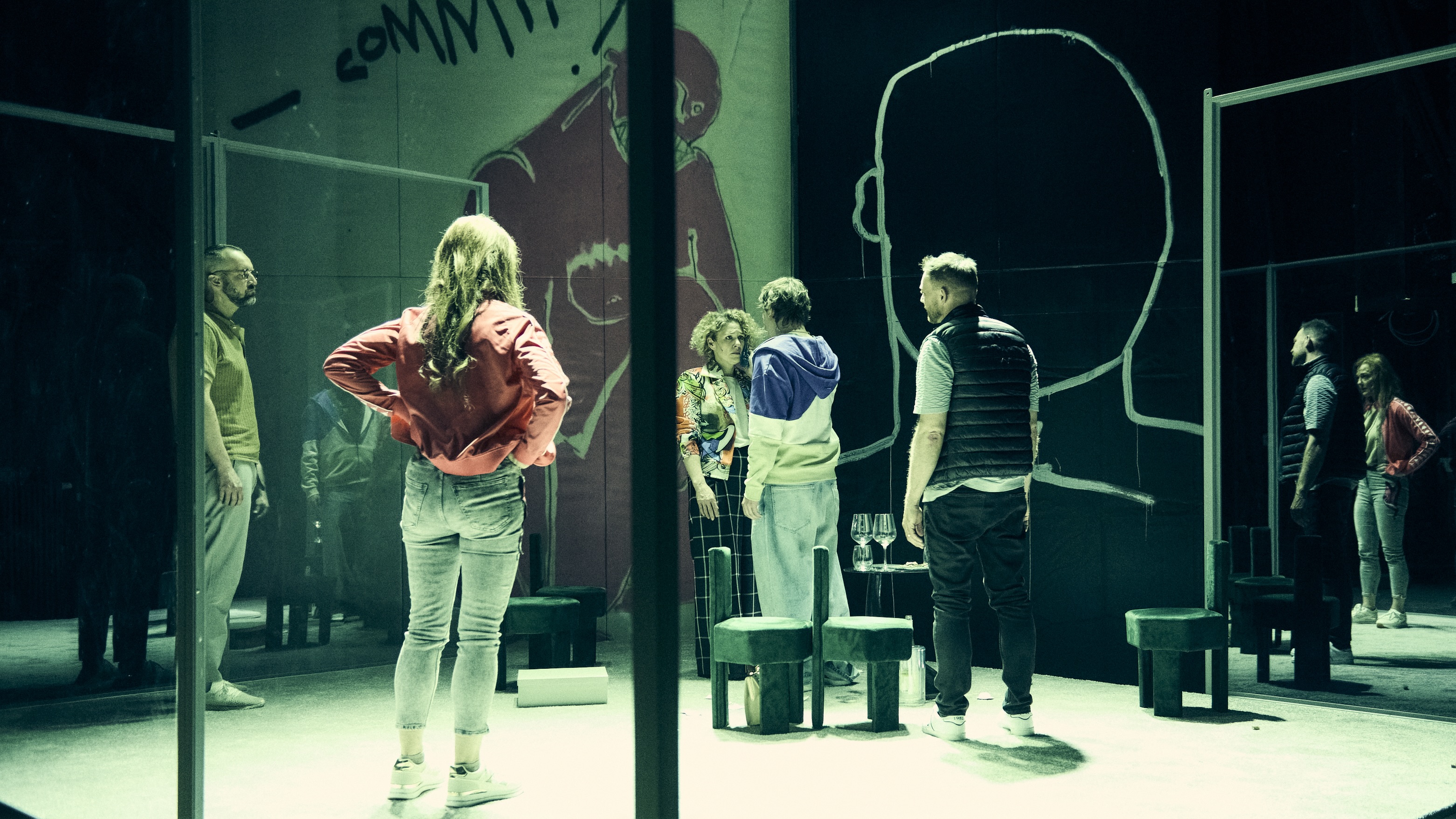 Pozdě příchozí – Ondřej Brett (Filip), Markéta Haroková (Tamara), Alexandra Palatínusová (Vanda), Hynek Tajovský (Patrik), Lukáš Melník (Viktor)